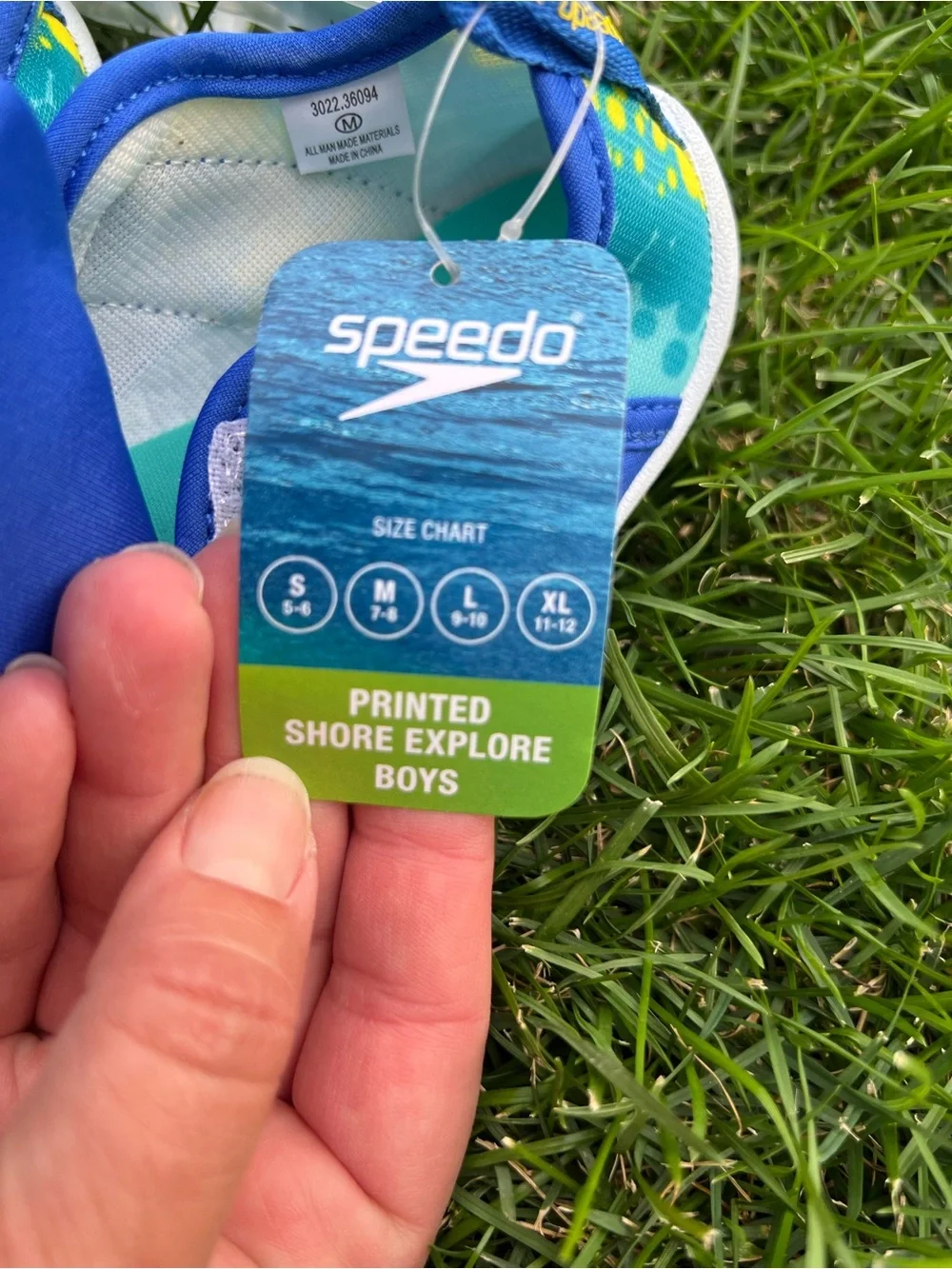 Speedo Kid printed shore explore Multicolor Water Shoes with Velcro